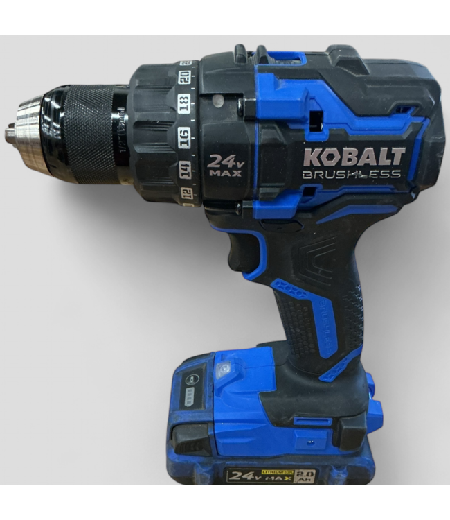 47331 Kobalt 24-V Brushless Drill/Driver 1/2" w/Battery