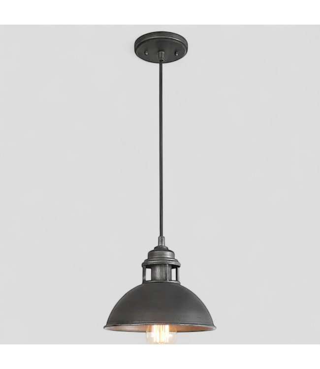 47426 LNC Donnish 1-Light Aged Gray Mini Pendant Light