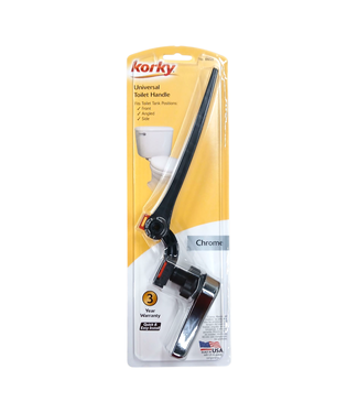 43640 Korky Chrome Universal Fit 8-In Toilet Lever