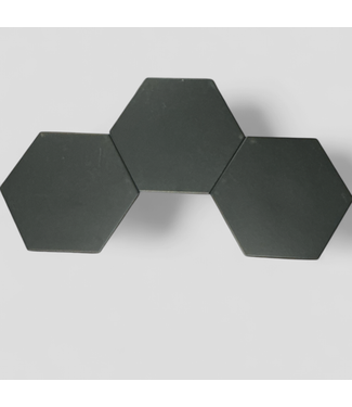 47529 Roca Casablanca Black Hexagon Tiles 24 sq. ft.