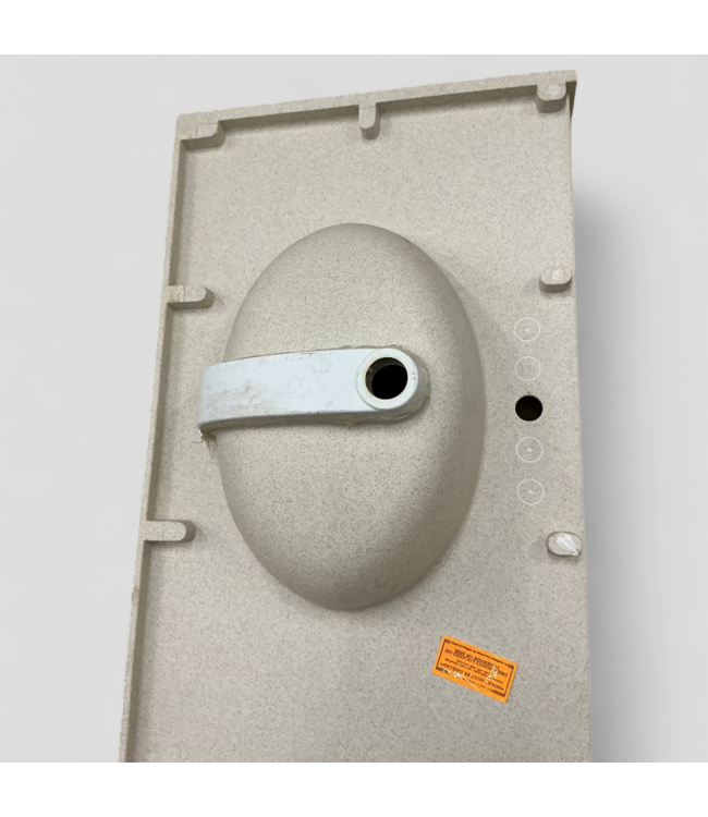 47536 Corian Double Sink Vanity Top 72.375"L