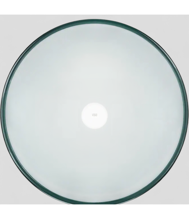 47569 Vigo Crystalline Indecent Glass Vessel Sink