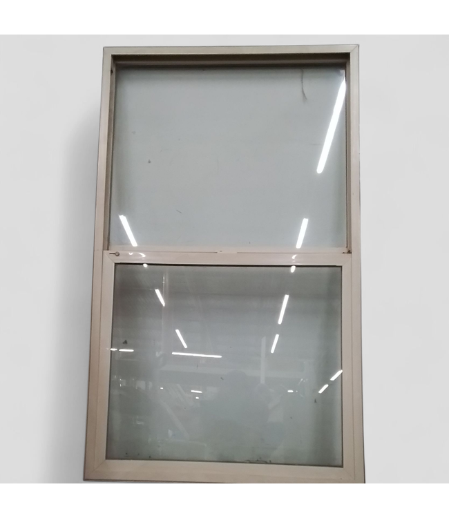 47576 Vertical Sliding Tan Vinyl Window 35.5"W x 59"H
