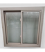 47578 Horizontal Sliding Tan Vinyl Window 35"W x 35"H