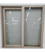 47579 Horizontal Sliding Tan Vinyl Window 35.5"W x 35.5"H