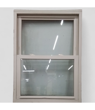 47587 Vertical Sliding Tan Vinyl Window 33.75" x 46.75"