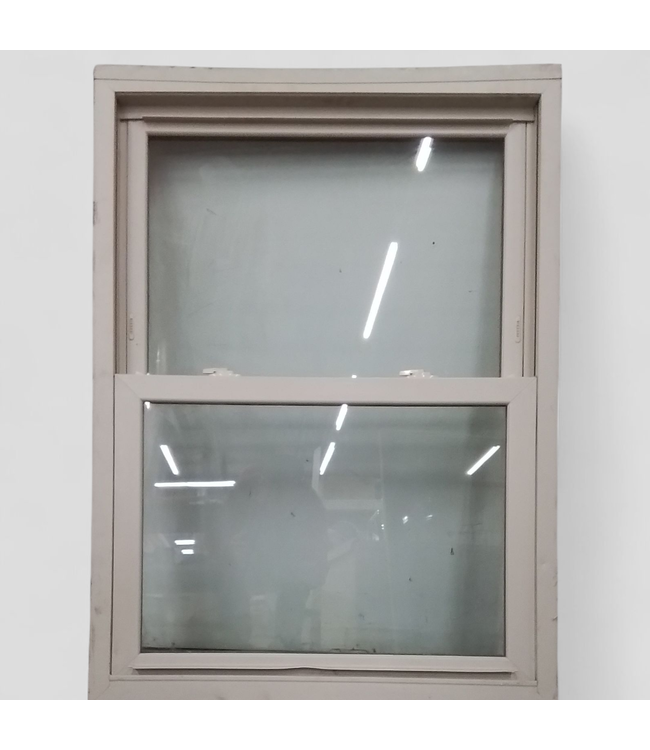 47587 Vertical Sliding Tan Vinyl Window 33.75" x 46.75"