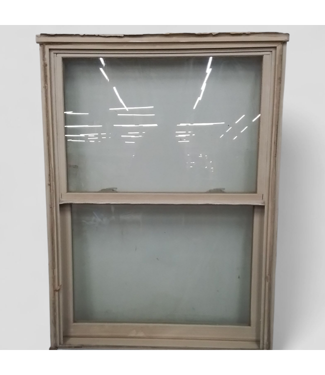 47588 Vertical Sliding Tan Vinyl Window 34.5" x 46.75"