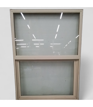 47591 Vertical Sliding Tan Vinyl Window 35.5" x 47.5"