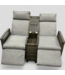 47592 Nestfair Patio Stationary Wicker Recliner Chairs