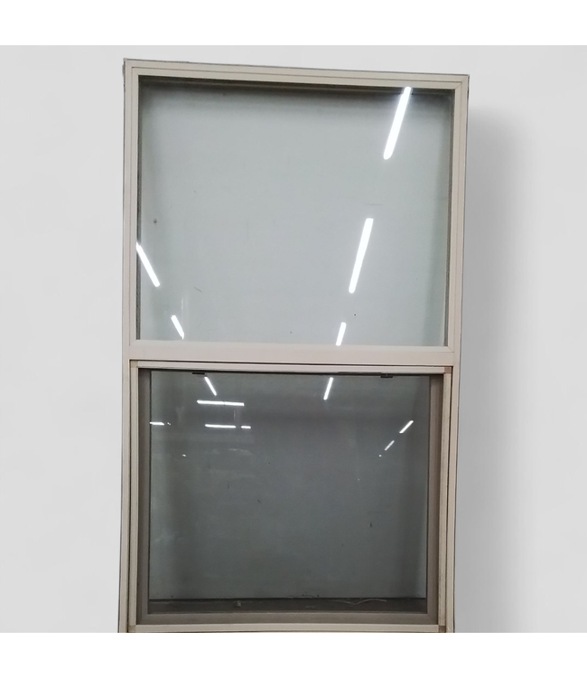 47576 Vertical Sliding Tan Vinyl Window 35.5"W x 59"H