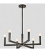 47600 Hinkley 6 -Light LED Black Oxide Chandelier