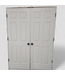 47620 White 6-Panel Interior Double Doors 61.25"W