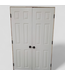 47622 White 6-Panel Interior Double Doors 49.5 "W