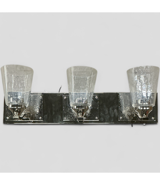 47626 Hinkley Nickel Vanity Light 24"W