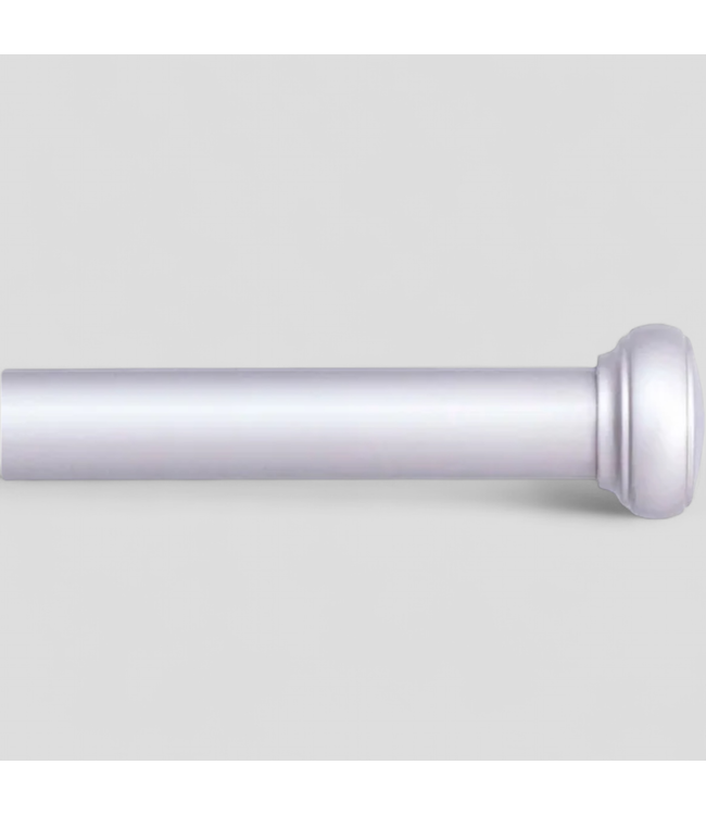 47634 Kenney Weaver Steel Curtain Rod With Finials