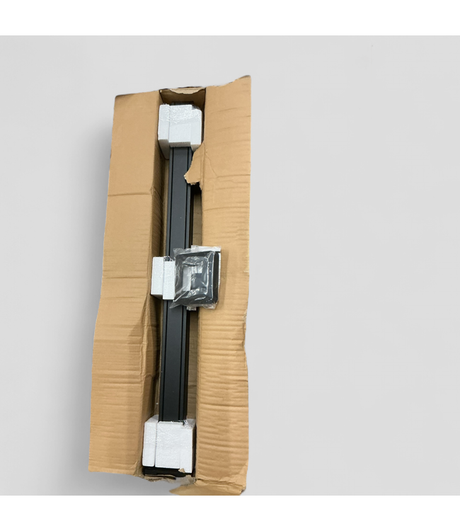 47635 Weatherables Textured Black Aluminum Deck Post