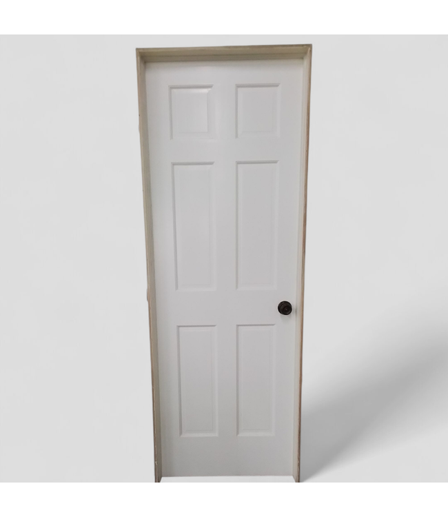 47640 Prehung Interior 6 -Panel Door 28"W x 80"H