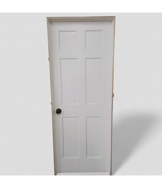 47641 Prehung Interior 6 -Panel Door 30"W x 80"H