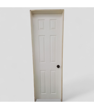 47644 Prehung Interior 6 -Panel Door 24"W x 77.375"H
