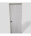 47650 Prehung Interior 6 -Panel Door 30"W x 79.25"H