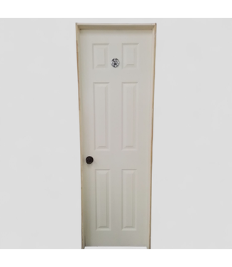 47651 Prehung Interior 6 -Panel Door 24"W x 78.5"H