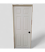 47652 Prehung Interior 6 -Panel Door 30"W x 74.625"H