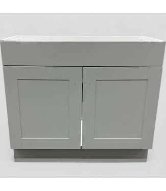 47658 Cloud Gray Sink Base Cabinet 36"W