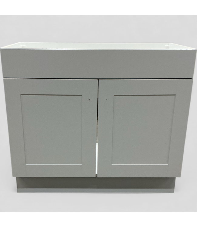 47658 Cloud Gray Sink Base Cabinet 36"W