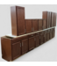 47666 Cherry Chestnut Cabinet Set of  15-pcs