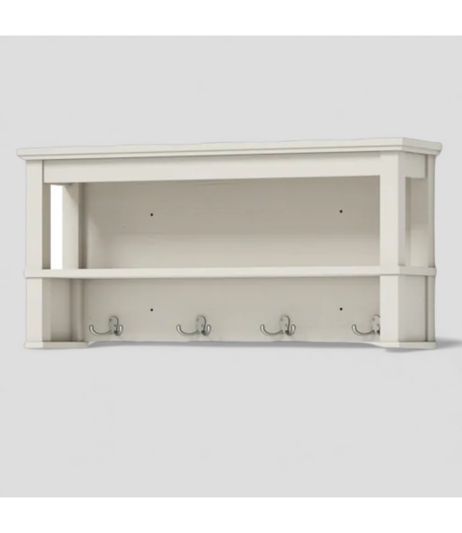 47670 Allen+Roth White Laminate Floating Shelf