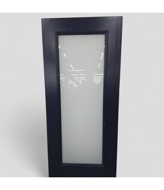 47674 Blanca Navy Full Lite Exterior Door 35.75" x 79"