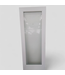 47676 White Primed Pantry Door with Reeded Glass 30"W