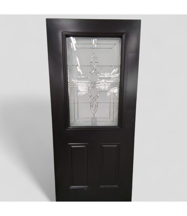 47677 Calista Black 1/2 Lite Exterior Door 35.75" x 79"