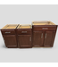 47666 Cherry Chestnut Cabinet Set of  15-pcs