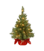 47463 National Tree Company 2' Fir Pre-Lit Christmas Tree
