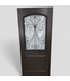 47683 Camelia Brown 1/2 Lite Exterior Door 35.75"x 79"