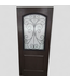47683 Camelia Brown 1/2 Lite Exterior Door 35.75"x 79"