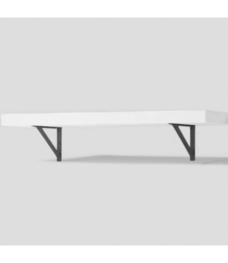 47688 Allen+Roth White Bracket Shelf