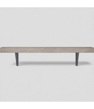 47689 Allen+Roth Gray Bracket Shelf
