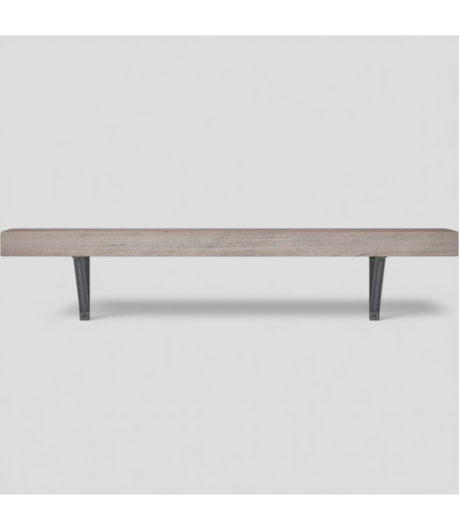 47689 Allen+Roth Gray Bracket Shelf