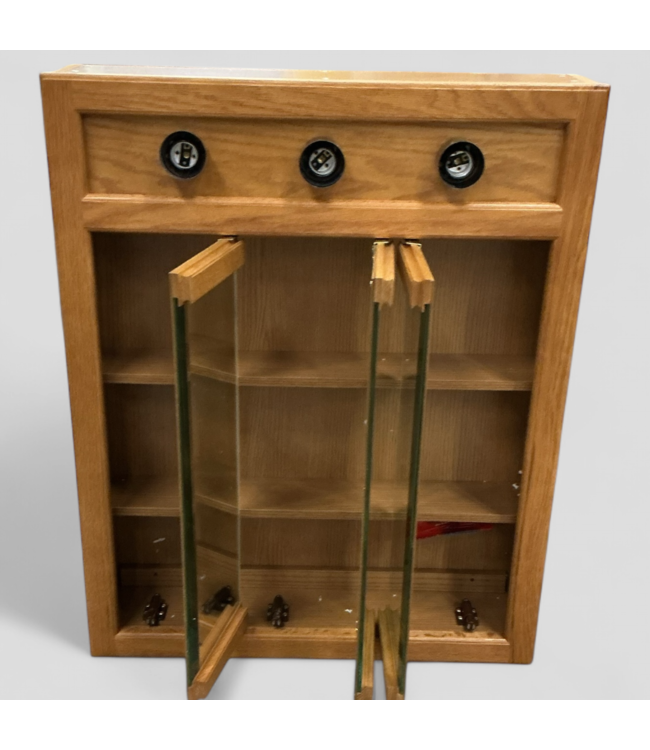 47696 Design House Richland Nutmeg Oak Medicine Cabinet