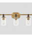 47705 3-Light Vanity Fixture - Heritage Brass