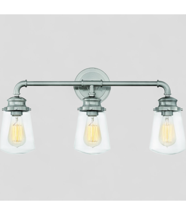 47706 Hinkley Fritz Medium Three-Light Vanity - 24-inch