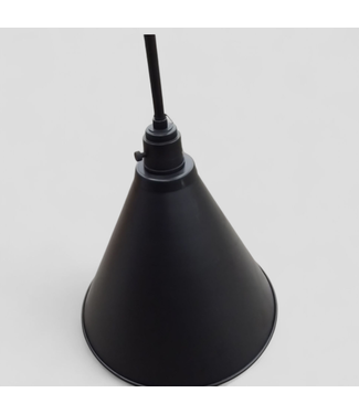 47709 Hinkley Industrial Black Cone Pendant Light Fixture