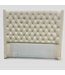 47710 Berndhart Leather Beige Cream King Bed Frame
