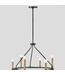 47715 Lark Lazlo 6-Light Chandelier - Black