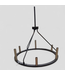 47715 Lark Lazlo 6-Light Chandelier - Black