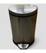 47716 Simple Human Semi Round Stainless Trash Can 10L