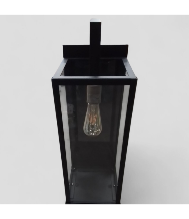 47721 Modern Geometric Black Outdoor Wall Sconce